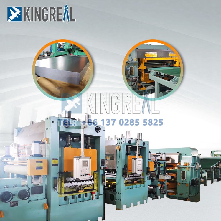 Combined Slitting and Cut To Length Line